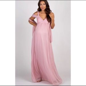 Pink Eva Maternity Dress